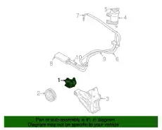 Насос гидроусилителя руля FORD F77Z-3A674-EBRM