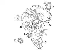 Насос гидроусилителя руля FORD F77Z-3A674-EBRM