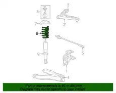 Пружина подвески 1L2Z-5560-CA FORD