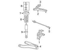 Пружина подвески 1L2Z-5560-CA FORD
