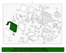 EVAPORATOR ASY GV6Z-19850-AA FORD