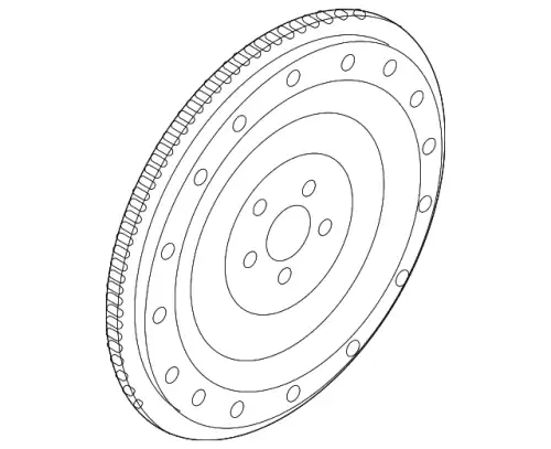 FLYWHEEL AND RING GE DG9Z-6375-B FORD