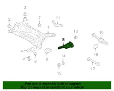 Рычаг подвески FORD 9T4Z-5500-C