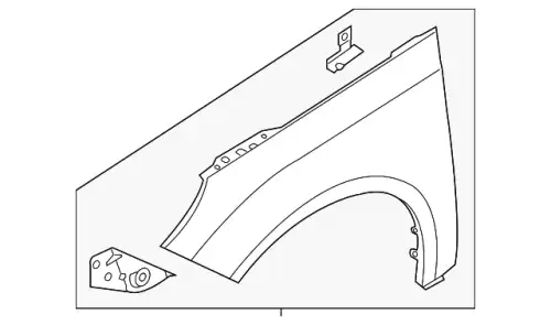 Крыло FORD BM5Z-16006-A