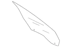 Стекло двери переднее левое AG1Z-5421411-B FORD