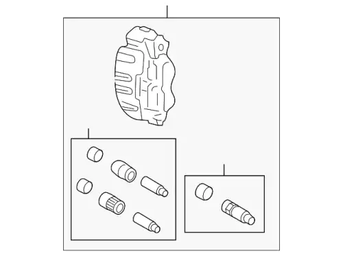 Суппорт тормозной 8L1Z-2B120-A FORD