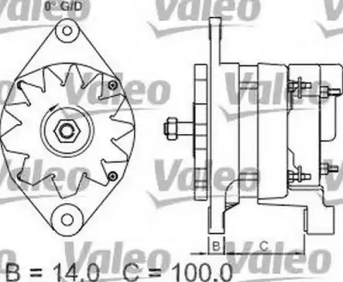 Генератор VALEO 437352