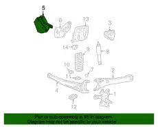Кронштейн рычага передней подвески 1C3Z-3B178-AA FORD