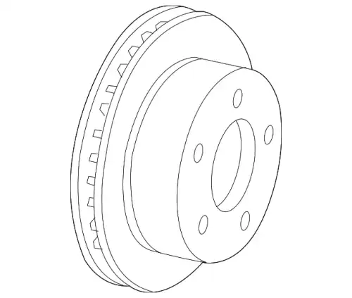 Тормозной диск FORD 3W1Z-1125-AB