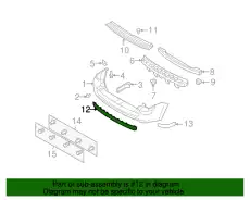 Решетка бампера FORD 8E6Z-17232-AA