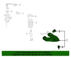 Рычаг подвески FORD 2L3Z-3079-AC