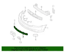 Решетка радиатора FORD 7H6Z-8200-B