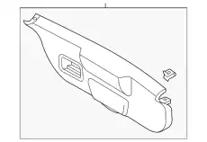 Панель обшивки двери багажника BE8Z-5846404-AA FORD