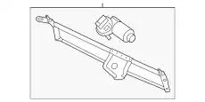 Мотор стеклоочистителя 9L1Z-17500-A FORD