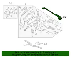 BRACKET - FENDER MOUNTING G1FZ-16A200-A FORD