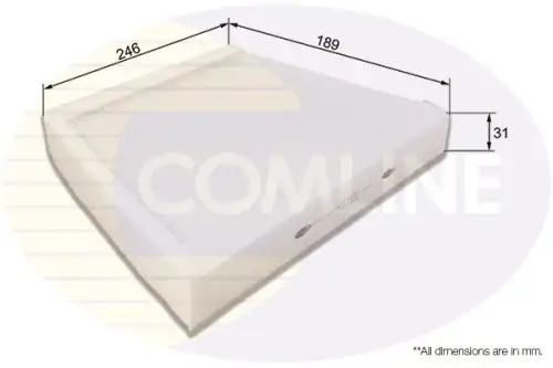 Салонный фильтр COMLINE EKF394
