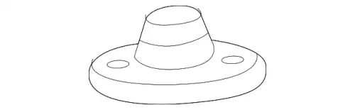 Опора амортизатора 6L1Z-18A099-DA FORD