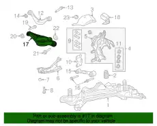 Рычаг подвески FORD 9E5Z-5A649-D