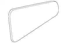 Стекло боковое 4R3Z-6329711-AA FORD