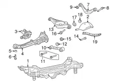 Рычаг подвески FORD 6E5Z-5A649-AB