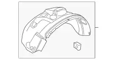 Подкрылок FORD AL3Z-16103-D