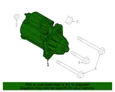 Стартер FORD AV6Z-11002-H