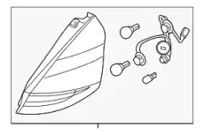 Фонарь задний FORD BE8Z-13405-B