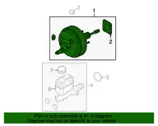 BOOSTER ASY - BRAKE DL3Z-2005-D FORD