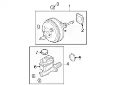BOOSTER ASY - BRAKE DL3Z-2005-D FORD