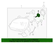 Лампа 5T5Z-13N021-AA FORD