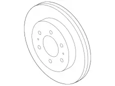 Тормозной диск FORD AL3Z-1V125-A ,