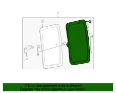 Стекло боковое F81Z-2829711-BA FORD
