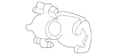 Суппорт тормозной FORD 6L1Z-2552-AA