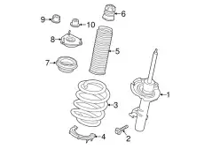 SHOCK ABSORBER ASY CK4Z-18124-E FORD