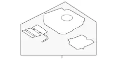 Набивка подушки сиденья переднего 8A8Z-74632A23-C FORD