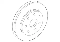 Тормозной диск FORD 5L3Z-1125-BA ,