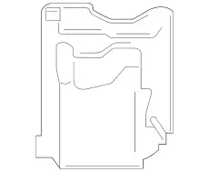 Ручка двери FORD FL3Z-14D189-B