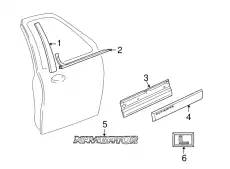 Накладка обшивки двери BL7Z78239A01AA FORD