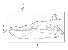 Фара противотуманная FORD HS7Z-15201-A