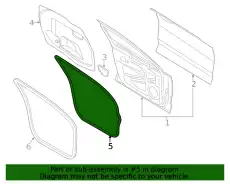 WEATHERSTRIP DS7Z-5420531-C FORD