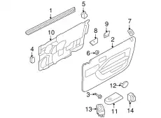 Ручка двери FORD 6R3Z-14528-DB