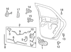 Ручка двери FORD 4F1Z-5426604-ACPTM