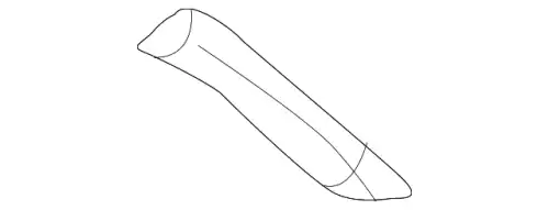Уплотнитель двери FORD 1W6Z-7654000-AG