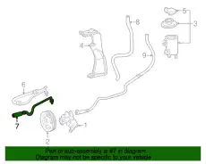 TUBE ASY 6L3Z-3A713-F FORD
