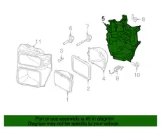 Корпус фары 7C3Z-13101-A FORD