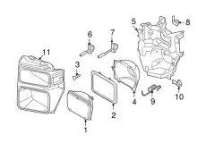 Корпус фары 7C3Z-13101-A FORD