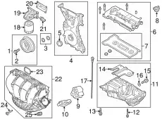 FM5Z6582E COVER - CYLINDER HEAD FORD