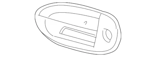 Ручка двери FORD 4F1Z-5422405-ABPTM
