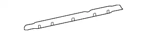 Уплотнитель двери FORD 6W7Z-5425597-AA