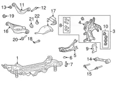 Кронштейн рычага 7E5Z-5A758-L FORD